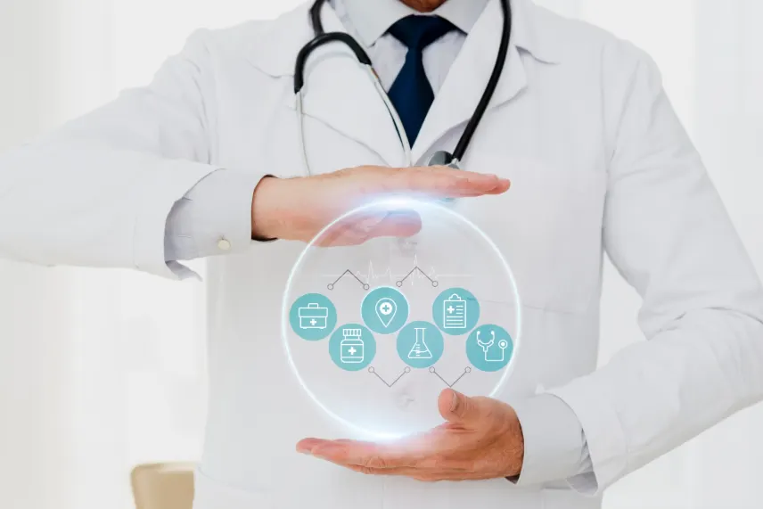 Accurate medical billing process in healthcare revenue cycle, Medical billing workflow with coding and claim submission, Healthcare revenue cycle management illustration