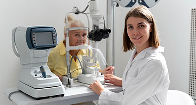 AI-powered ophthalmology practice management solution improving billing accuracy and reimbursement outcomes.